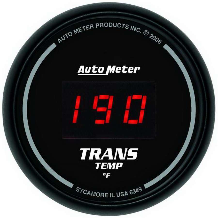 AutoMeter 6349 Transmission Temperature Gauge, 0