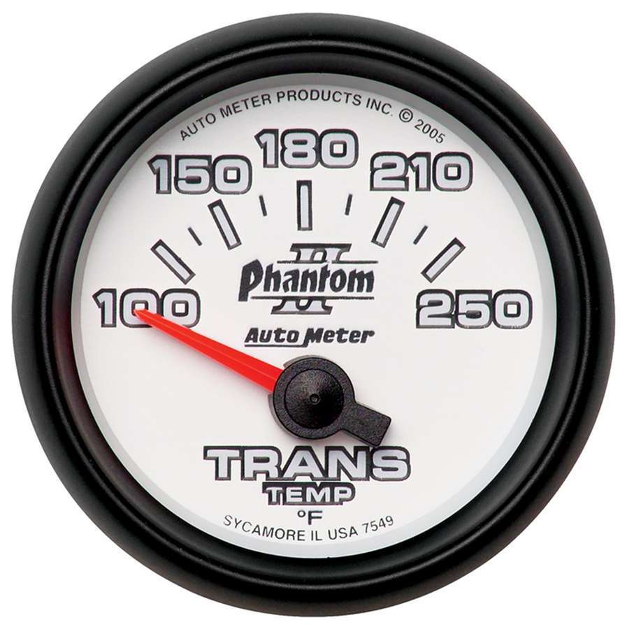Auto Meter 7549 Transmission Temperature Gauge, Phantom II,