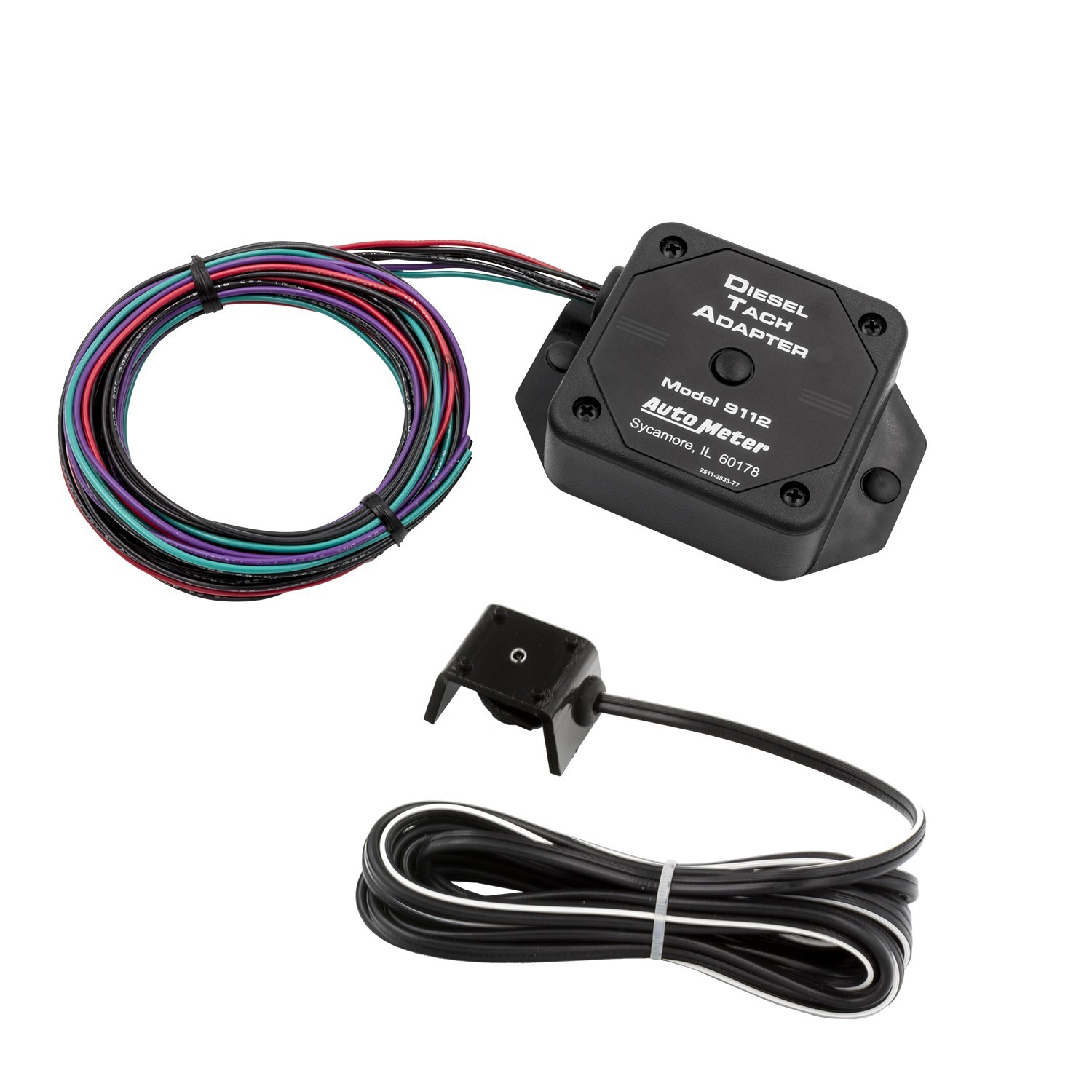 Auto Meter 9112 - Tachometer Signal Adapter, Alternator Equipped Diesel to Universal Tachometer, Kit