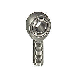 Aurora Bearing AB-8 Rod End, AB Series, Spherical, 1/2 in Bore, 1/2-20 in Left Hand Male Thread, Steel, Zinc Oxide, Each