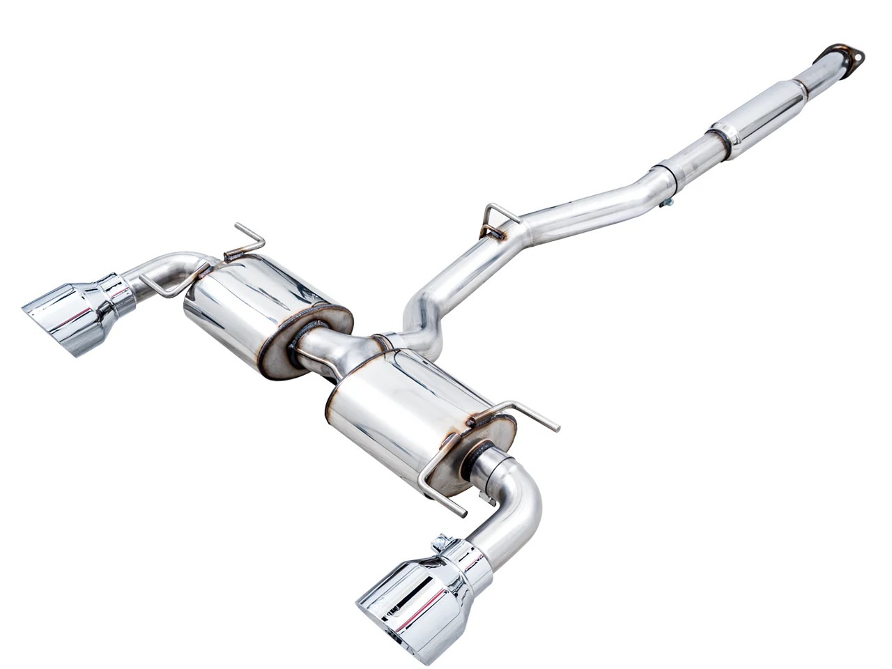 BRZ GR86 FR-S Exhaust Dual Outlet Chrome Tips