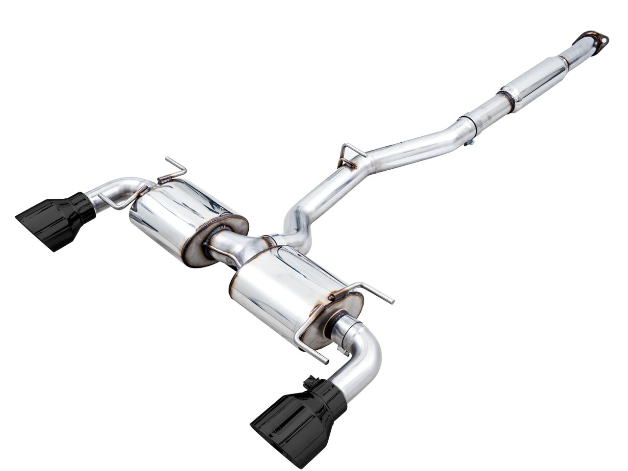 BRZ GR86 FR-S Exhaust Dual Outlet Black Tips