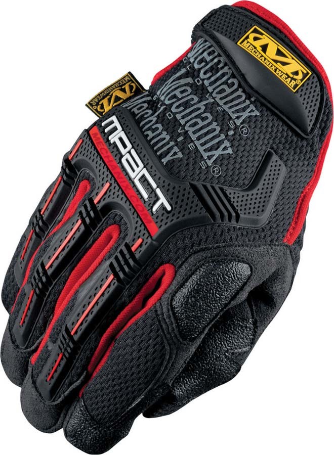 M-pact Gloves Red Lrg 