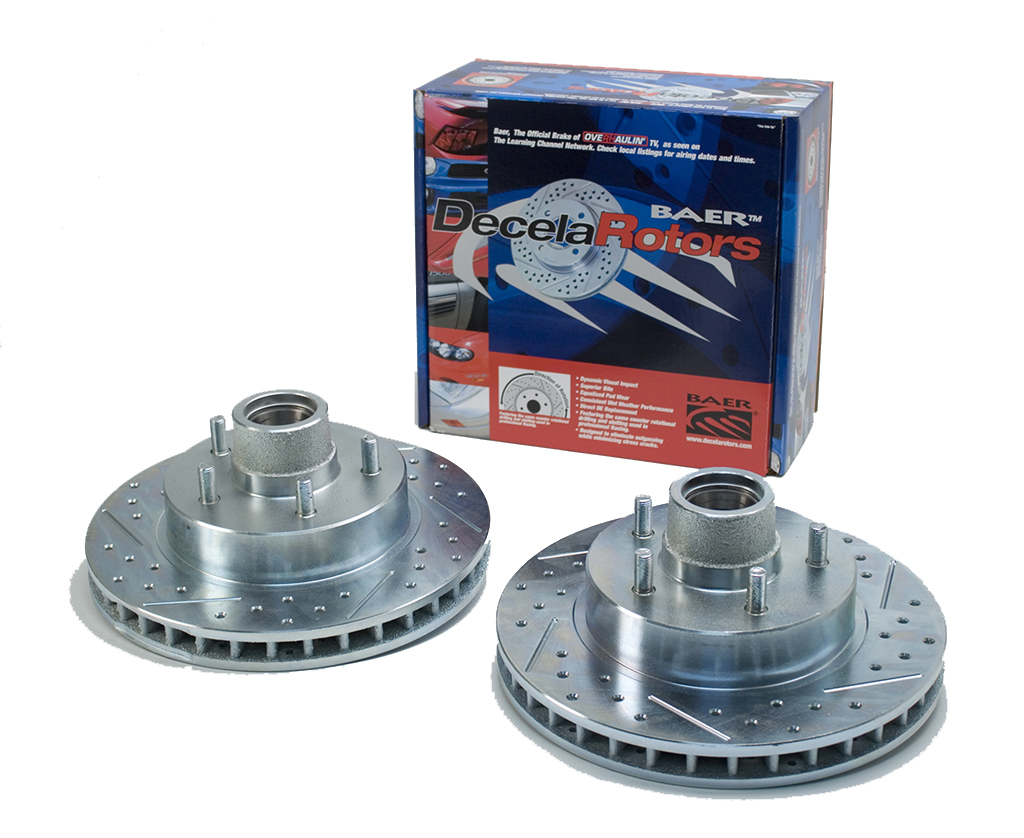 Baer Brakes 05516-020 Brake Rotor, Sport, Front, Directional / Drilled / Slotted, 11.860 in OD, Iron, Zinc Plated, Various Applications, Pair