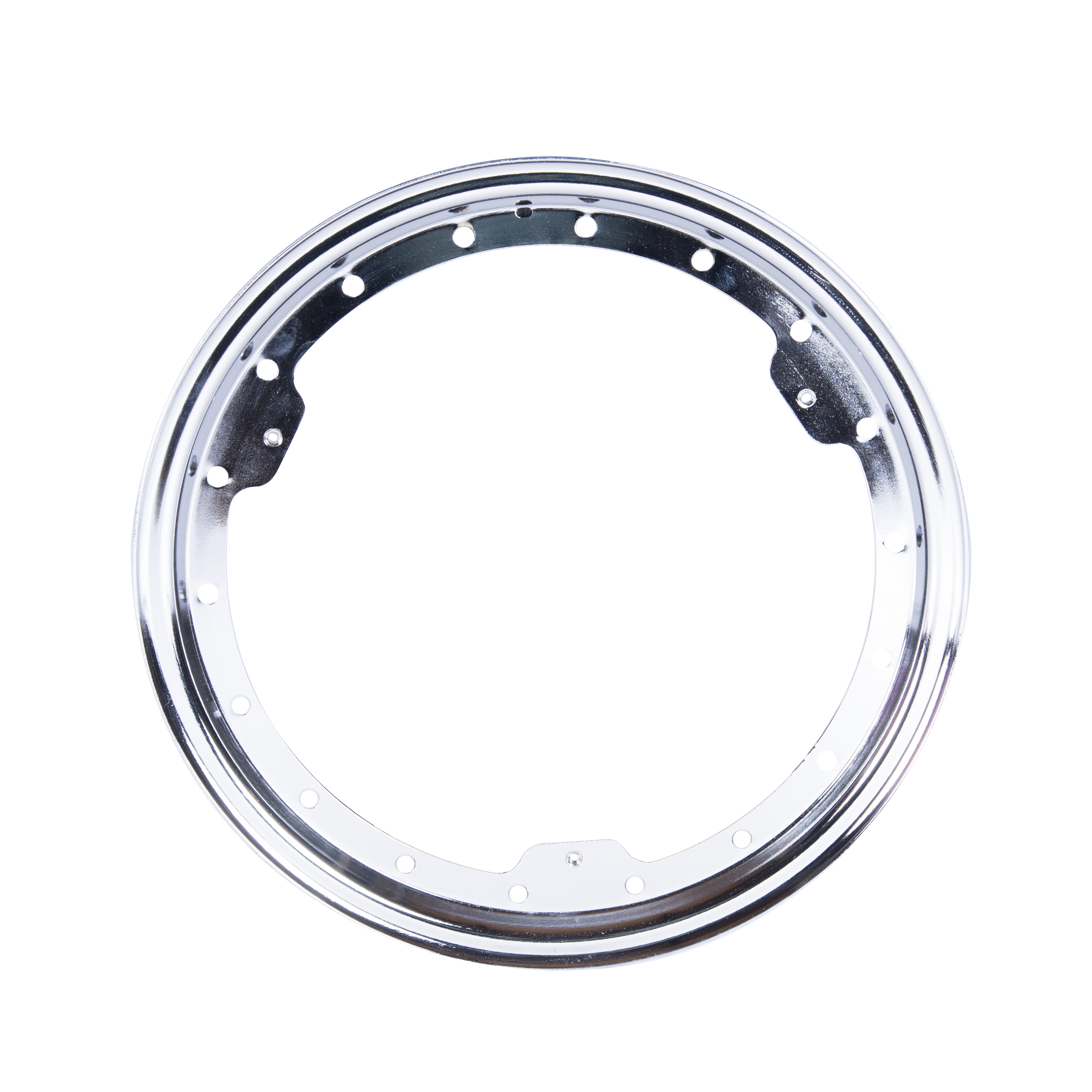 Bassett 50LKC Beadlock Ring, Steel, Chrome, 15 in Wheels, Each
