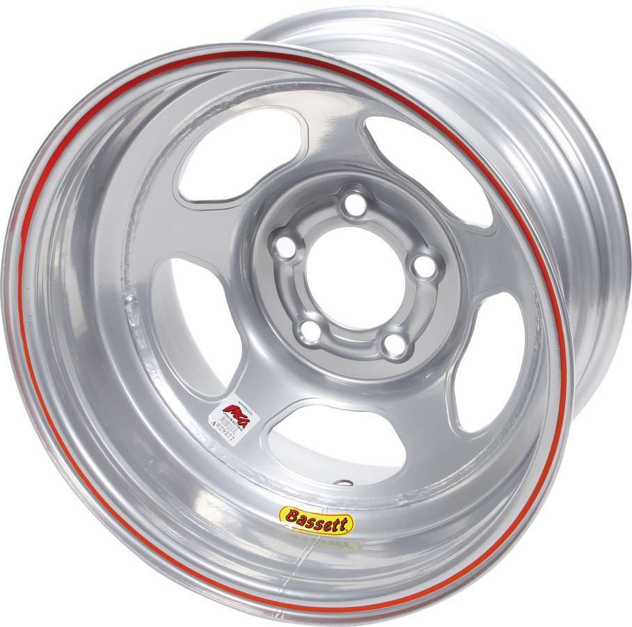 Wheel - Inertia Advantage - 15 x 8 in - 1.000 in Backspace - 5 x 4.75 in Bolt Pattern - Steel - Silver Powder Coat - Each