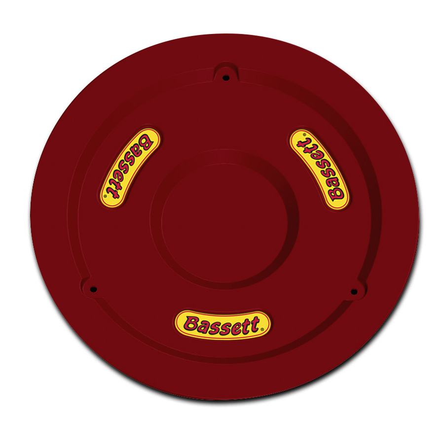 Bassett 5PLG-RED Mud Cover, Bolt-On, Plastic, Red, 15 in Beadlock Wheels, Each