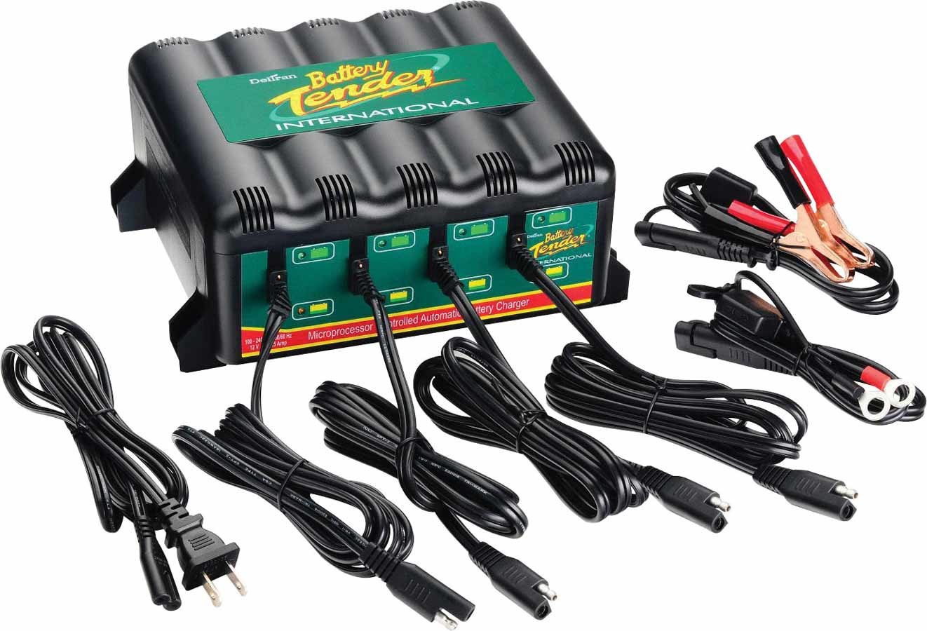 Battery Tender 4 Bank Battery Tender Plus MadisonMotorParts