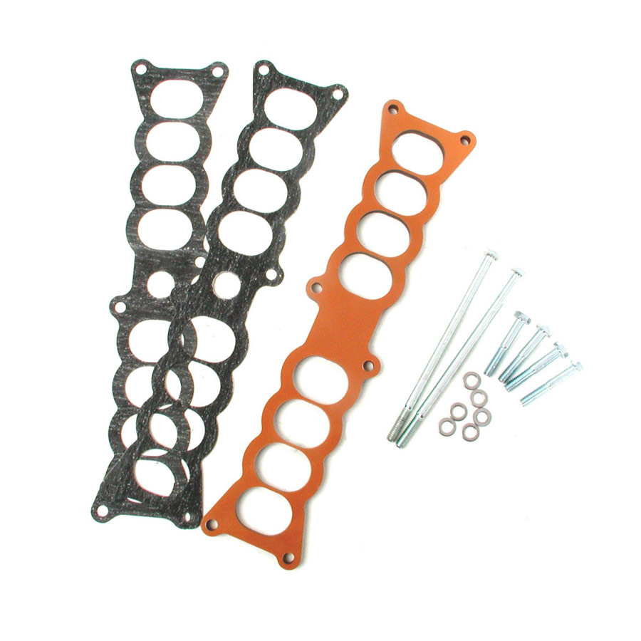 BBK Performance 1508 Intake Plenum Spacer, Phenolic, 3/8 in Thick, Small Block Ford, Ford Mustang 1986-93, Kit
