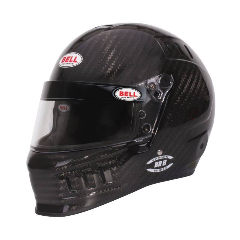 Bell Helmets 1238A02 Helmet, BR8, Snell SA2020, FIA Approved, Head and Neck Support Ready, Carbon Fiber, Size 7-1/8, Each
