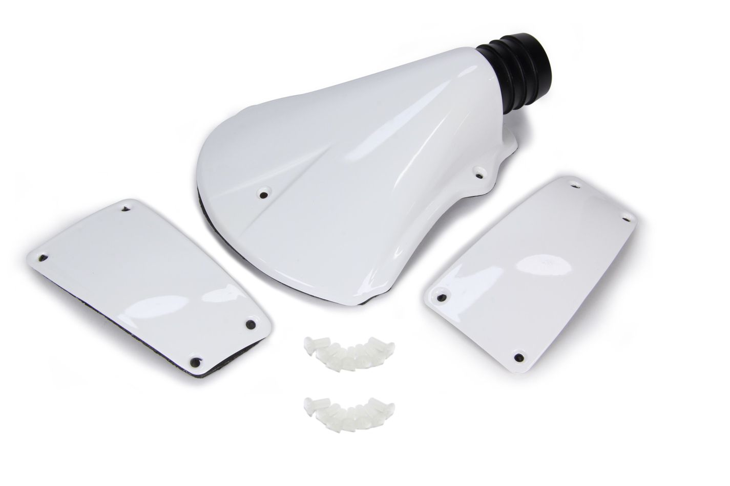 Helmet Air Inlet - Top Mount - Forced Air - Old Style Nzzle - White - BR.1 - Kit