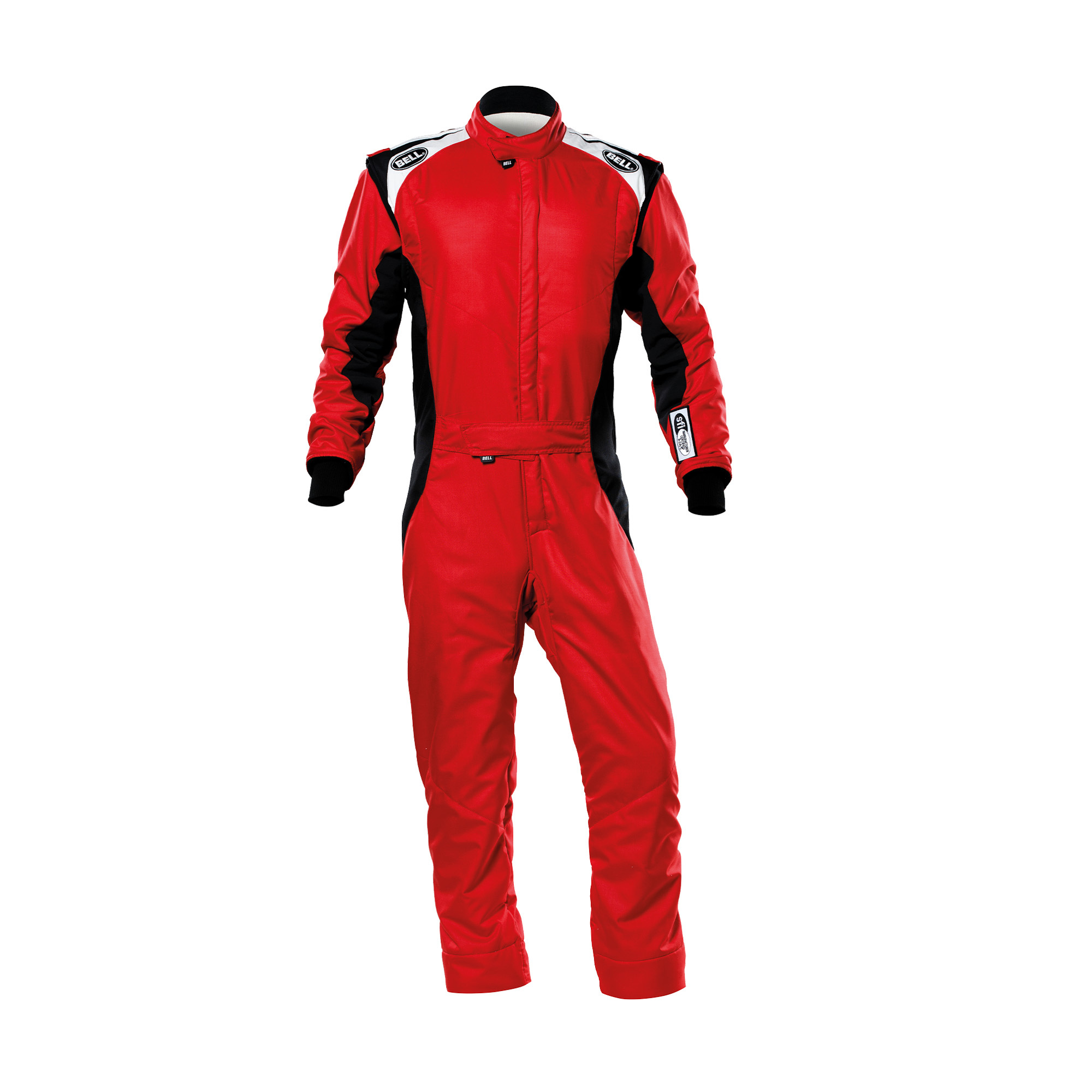 Driving Suit - ADV-TX Series - 1-Piece - SFI 3.2A/5 - Multi-Layer - Aramid - Red / Black - Medium - Each
