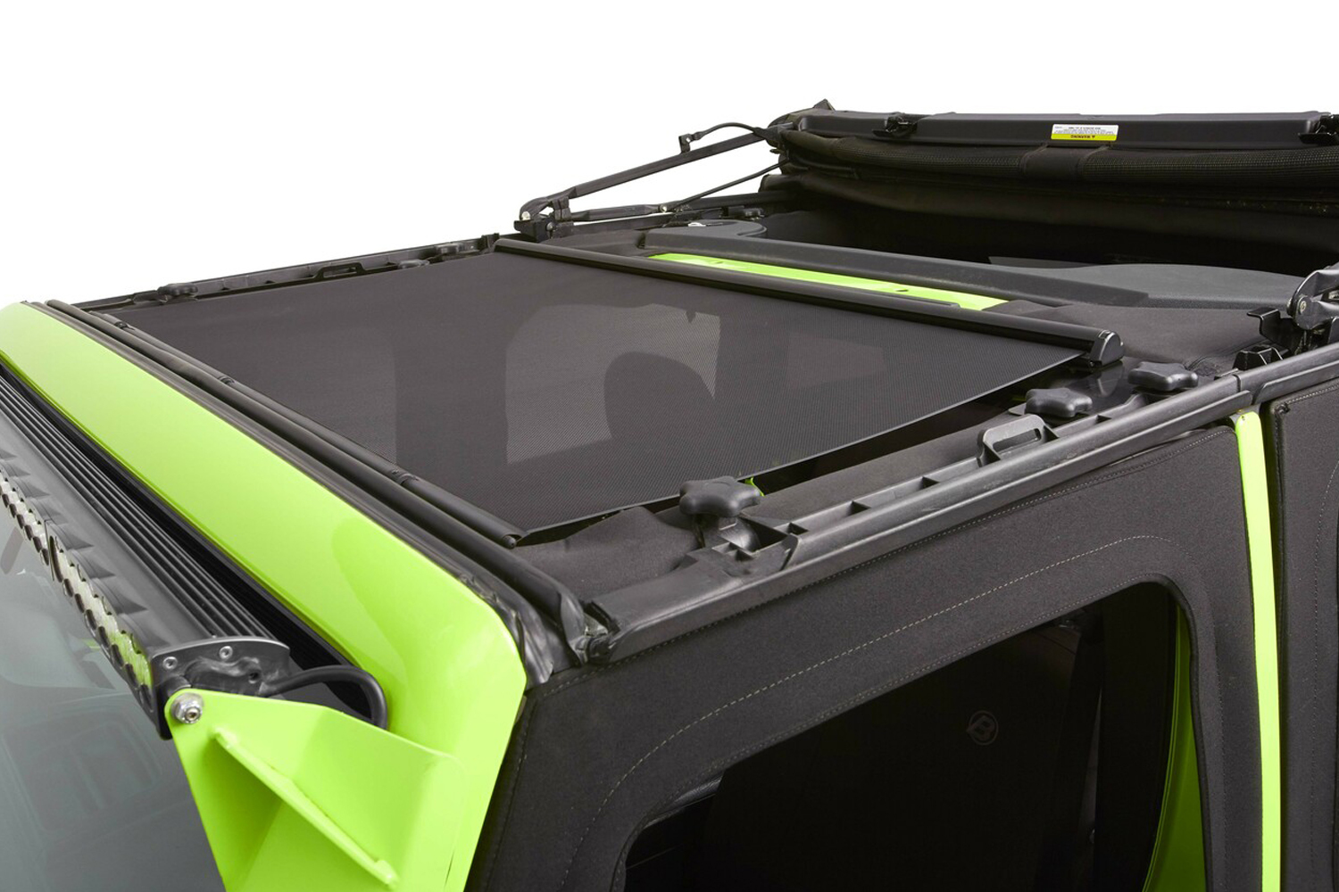 Bestop Retractable Sunshades for 2007-2018 WRANGLER, 2018 WRANGLER JK - 5240511 Sunshade, Black, Jeep, Each thumbnail 2