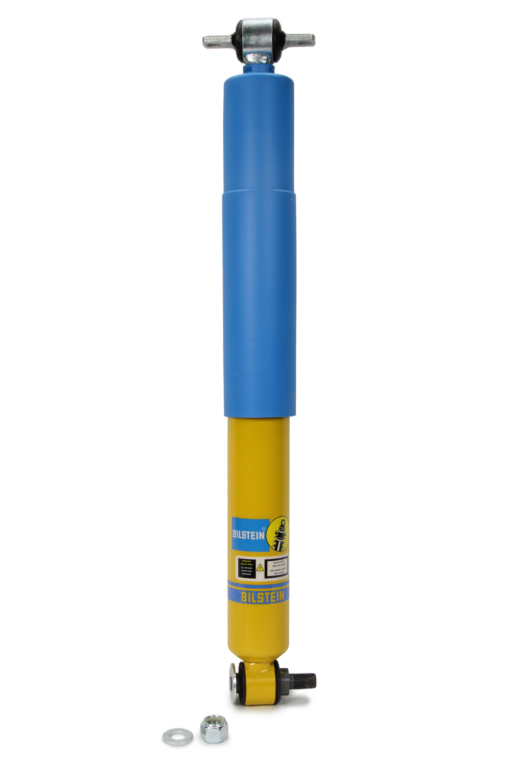 Bilstein 24-291699 Shock, AK Series, Monotube, 13.11 in Compressed / 20.31 in Extended, Digressive, Steel, Yellow Paint, Rear, Street Stock, Each