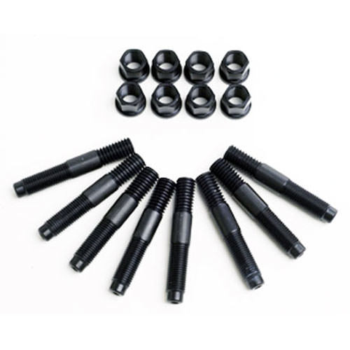 THE BLOWER SHOP — THE BLOWER SHOP Aluminum Blower Stud Kit Black Anodized (8pk)