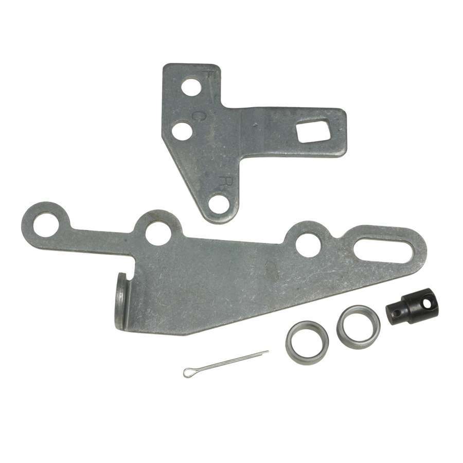 B&M 35498 Transmission Shift Bracket and Lever, Pan Mounted, Hardware Included, Steel, Natural, 2004R / 4L60E / 700R4 / TH250 / TH350 / TH400, Kit