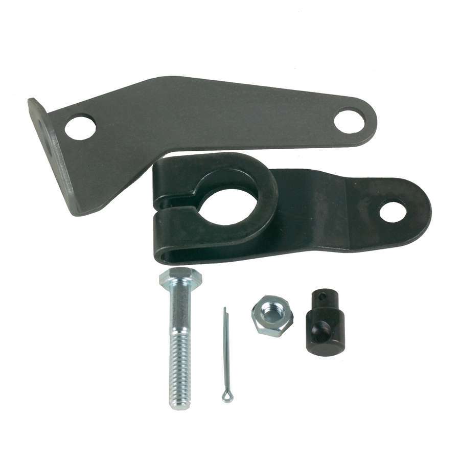 B&M 50498 Transmission Shift Bracket and Lever, Pan Mounted, Hardware Included, Steel, Natural, C4, Kit