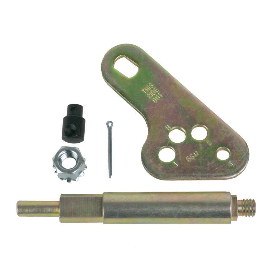 B&M 70465 Transmission Shift Lever, Pro Lever, Hardware Included, Steel, Cadmium, B&M 2 speed Shifters, Powerglide, Kit
