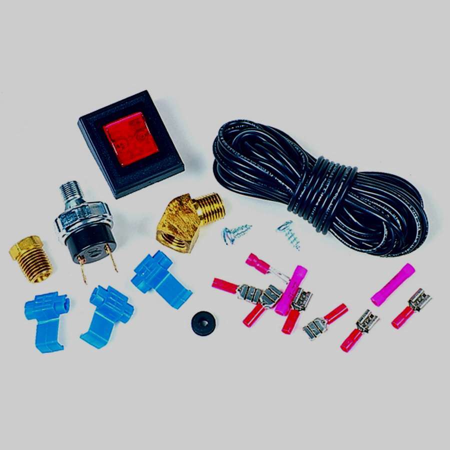 B&M 80217 Torque Converter Lockup Switch Kit, GM Clutch Type Converters, TH700R4 / TH2004R / TH200C / TH350C, Kit