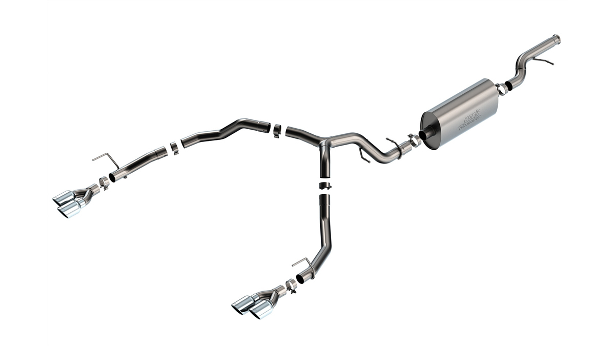 Borla 21-22 Chevrolet Tahoe 5.3L V8 2/4WD 4DR 3.00in/2.75in Touring Cat-Back Exhaust w/ Chrome Tips thumbnail 9