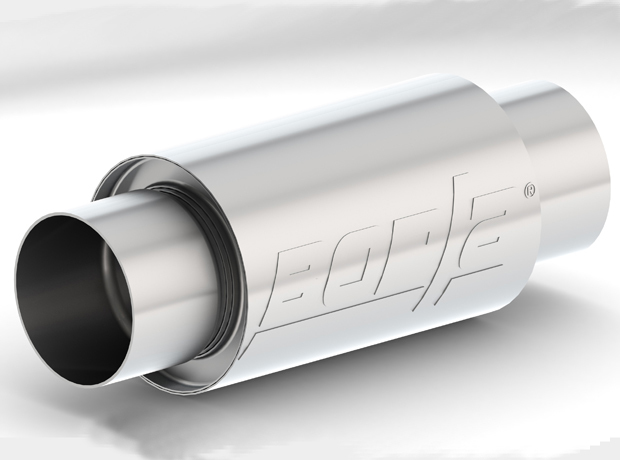 Borla XR-1 Sportsman 3/" Inlet 3/" Outlet Center//Center 18 In Oval Racing Muffler
