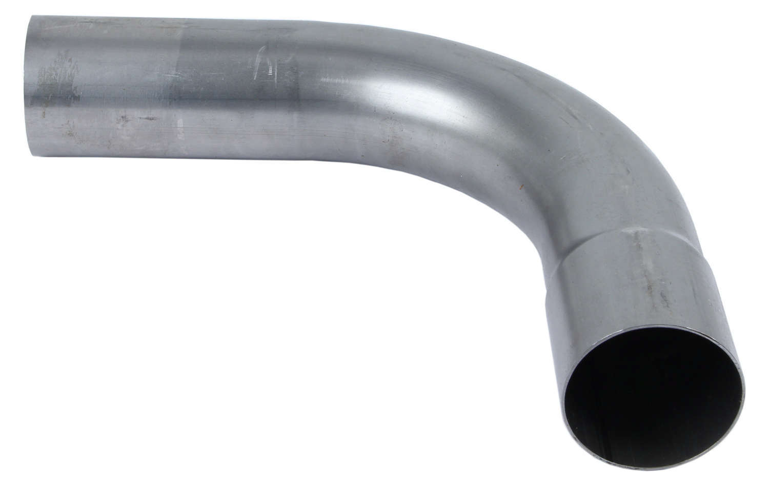 Boyce LR3590E Exhaust Bend, 90 Degree, 3-1/2 in Diameter, 9 in Radius, 13-1/2 x 15 in Legs, Steel, Natural, Each