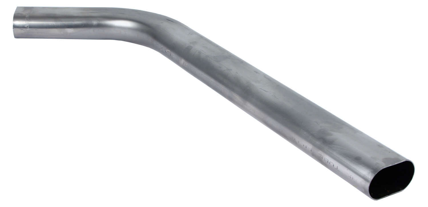 Boyce OP3036LR60 Exhaust Tailpipe, Oval, 3 in Diameter, 3 ft Long, 60 Degree Bend, Long Radius, Steel, Universal, Each