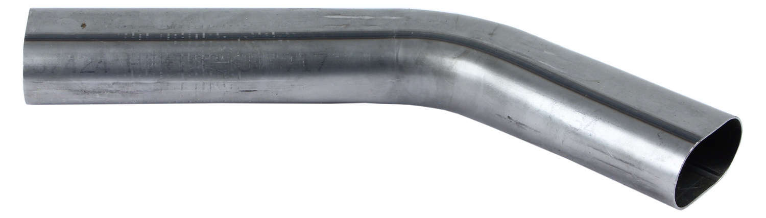 Boyce OSR3545 Exhaust Bend, 45 Degree, Oval, 3-1/2 in Diameter, Short Radius, Steel, Natural, Each