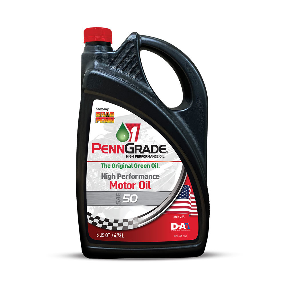 PENNGRADE MOTOR OIL — PENNGRADE MOTOR OIL 50w Racing Oil 5Qt Bottle