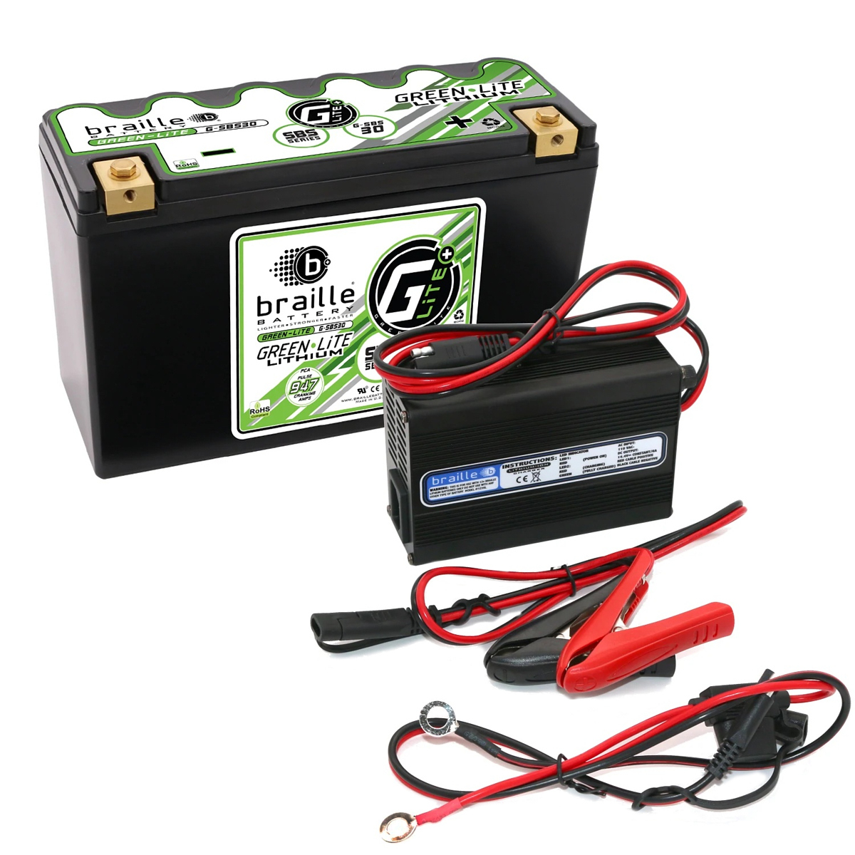 Green-Lite Lithium G-SBC30 Battery/Charger