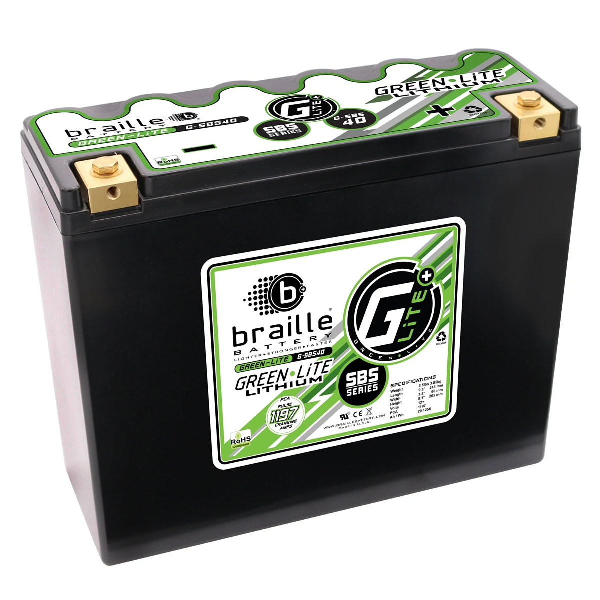 Green-Lite Lithium G-SBC40 Battery 1197 Amp