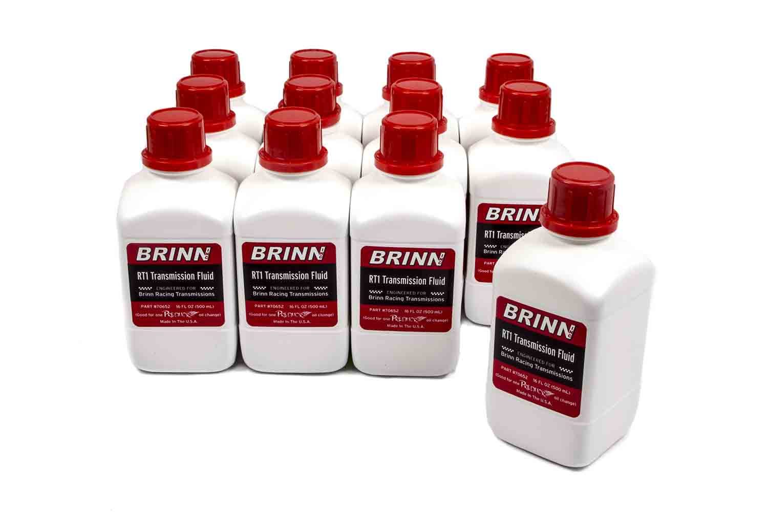 Brinn Transmission 70651 Transmission Fluid, RT1, Manual, 500 ml Bottle, Brinn Transmissions, Set of 12