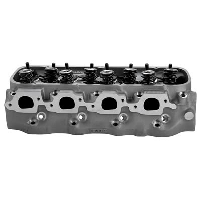 Brodix 2021012 Cylinder Head, BB-2 Plus, Assembled, 2.250 / 1.880 in Valves, 312 cc Intake, 119 cc Chamber, 1.550 in Springs, Aluminum, Big Block Chevy, Each
