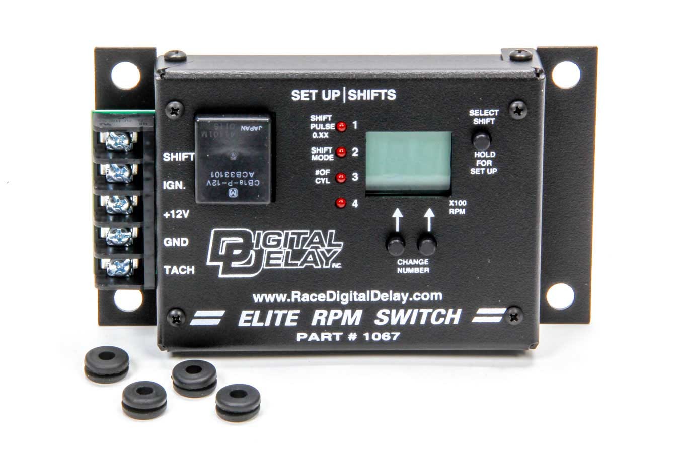 Biondo DDI1067 Shifter Controller, Elite RPM Switch, Digital Display, Aluminum, Air / CO2 / Electric Shifters, Kit