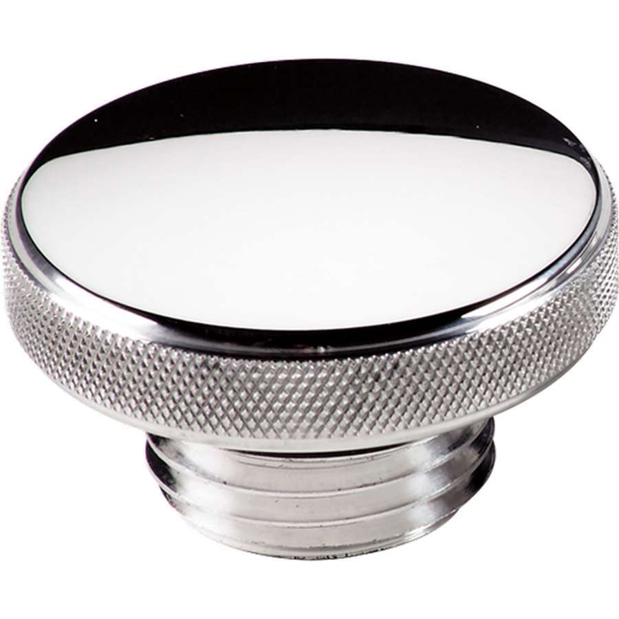 Billet Specialities 23320 Oil Fill Cap, Screw-On, Round, Knurled Grip, O-Ring Seal, Billet Aluminum, Polished, Each