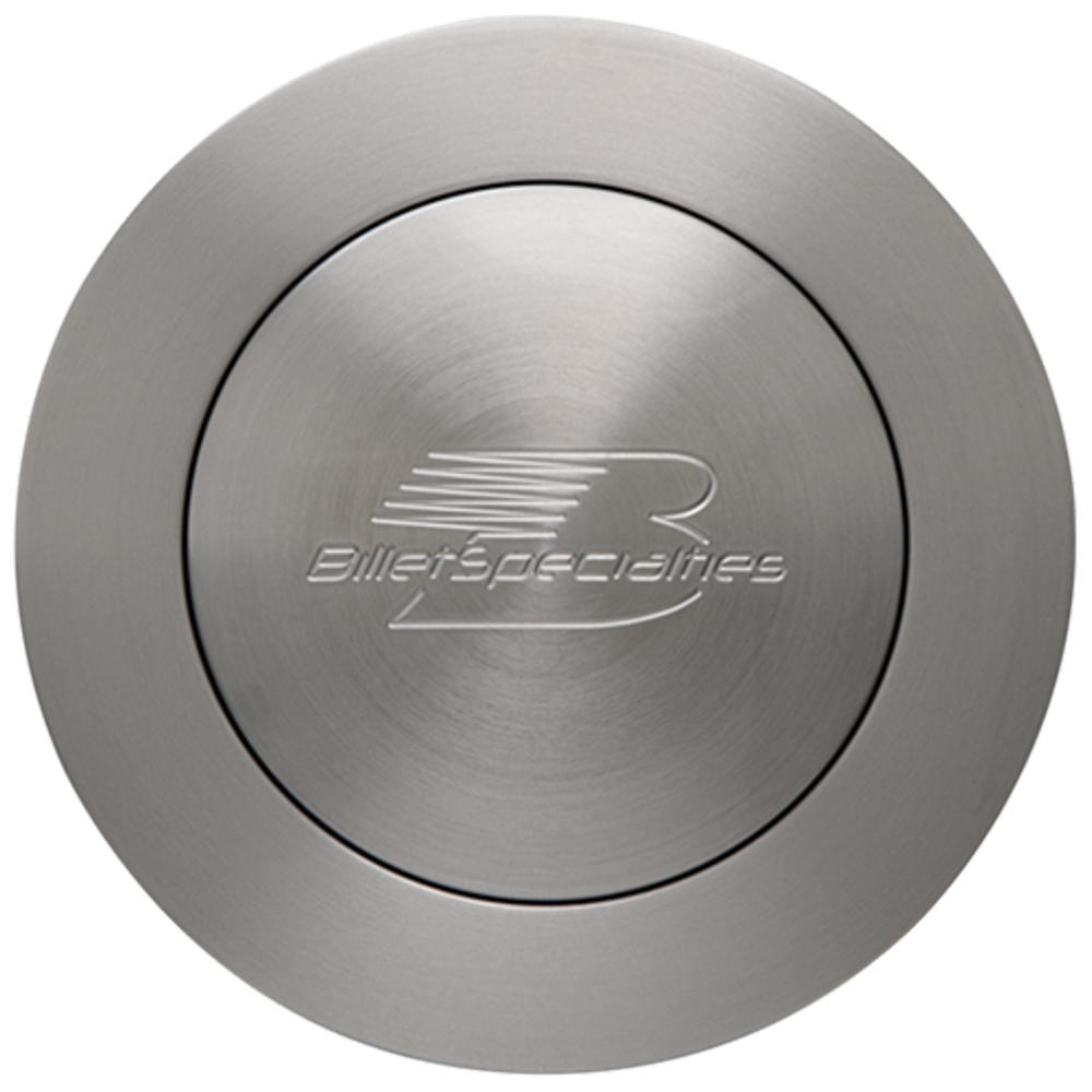 Horn Button Large Brushe d Billet Specialtie Logo