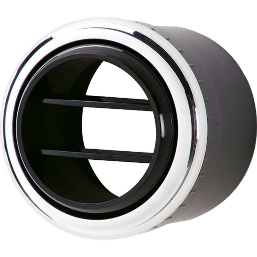 Billet Specialities 38110 Air Conditioning Vent, Round, 2-1/2 in Diameter Hole / Hose, Billet Aluminum Bezel, Polished, Each