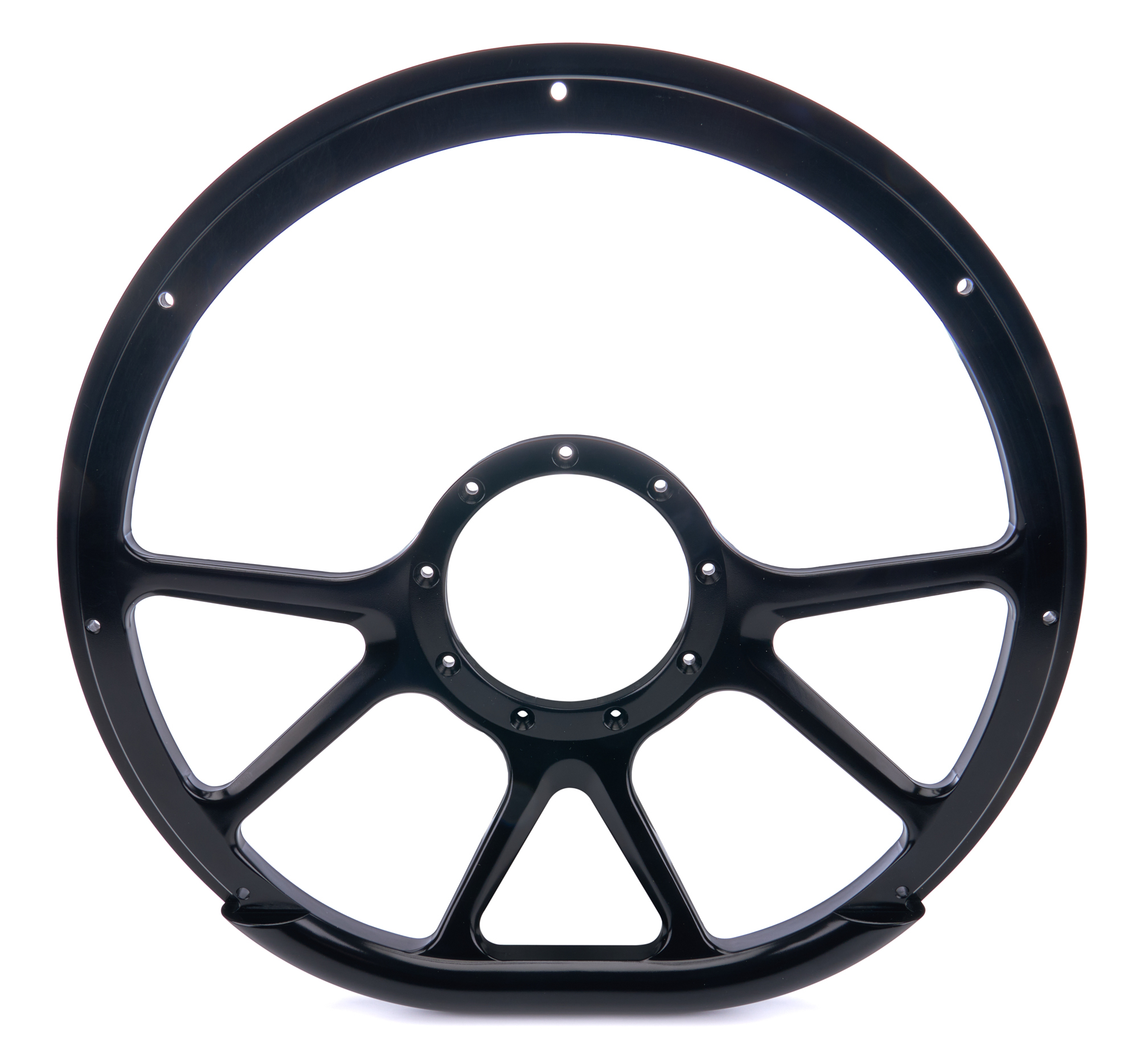 BILLET SPECIALTIES — BILLET SPECIALTIES Steering Wheel 14in D-Sh ape Prism Black