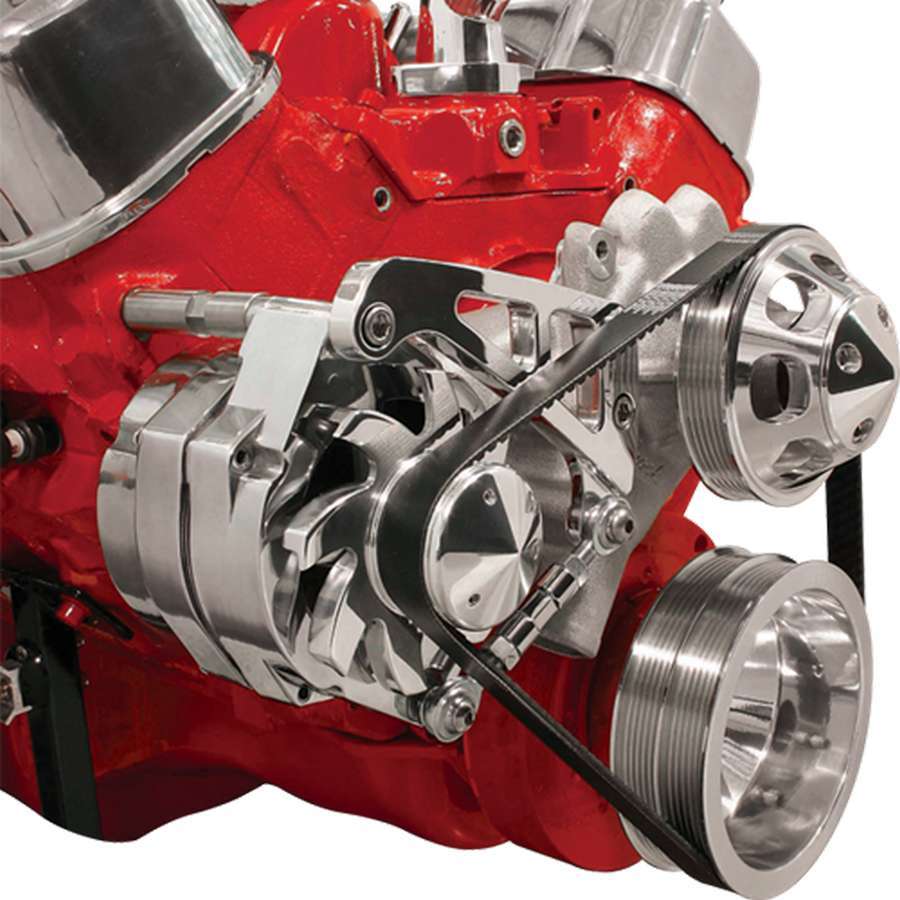 Billet Specialities FM0207PC Alternator Bracket, Passenger S