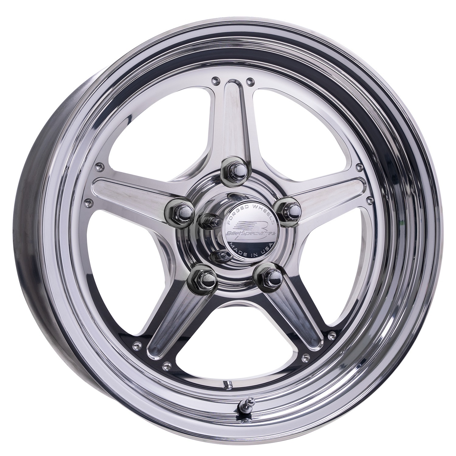 BILLET SPECIALTIES — BILLET SPECIALTIES Street Lite Wheel 15X3.5 1.75 BS 5X4.75 BC