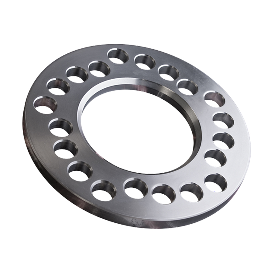 Billet Specialities WSG5L750 Wheel Spacer, 5 x 4.25 / 4.50 / 4.75 / 5.00 in Bolt Pattern, 3/4 in Thick, Aluminum, Clear Anodized, Each
