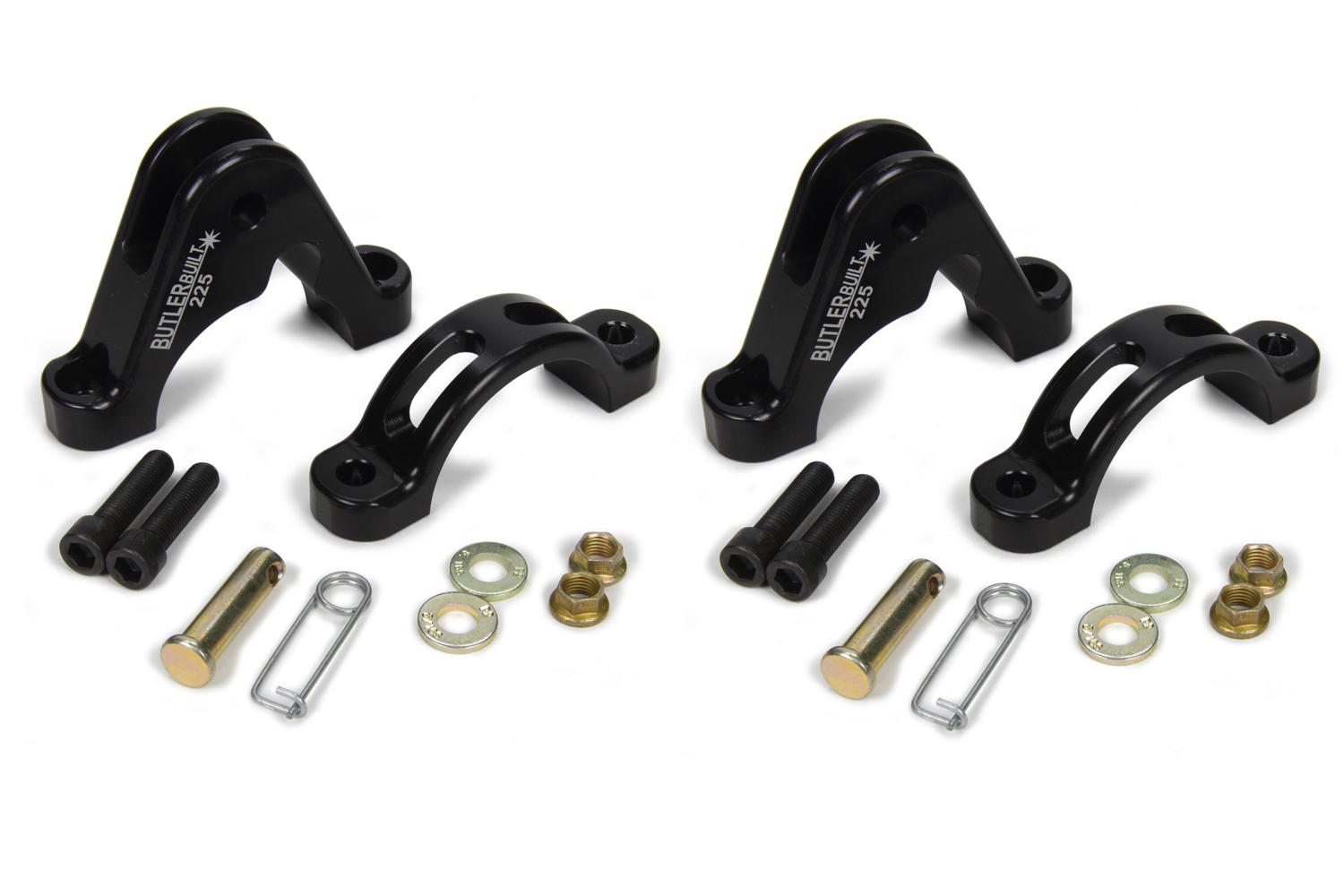 Butlerbuilt BBP49211CA2252 Axle Clamp, Aluminum, Black