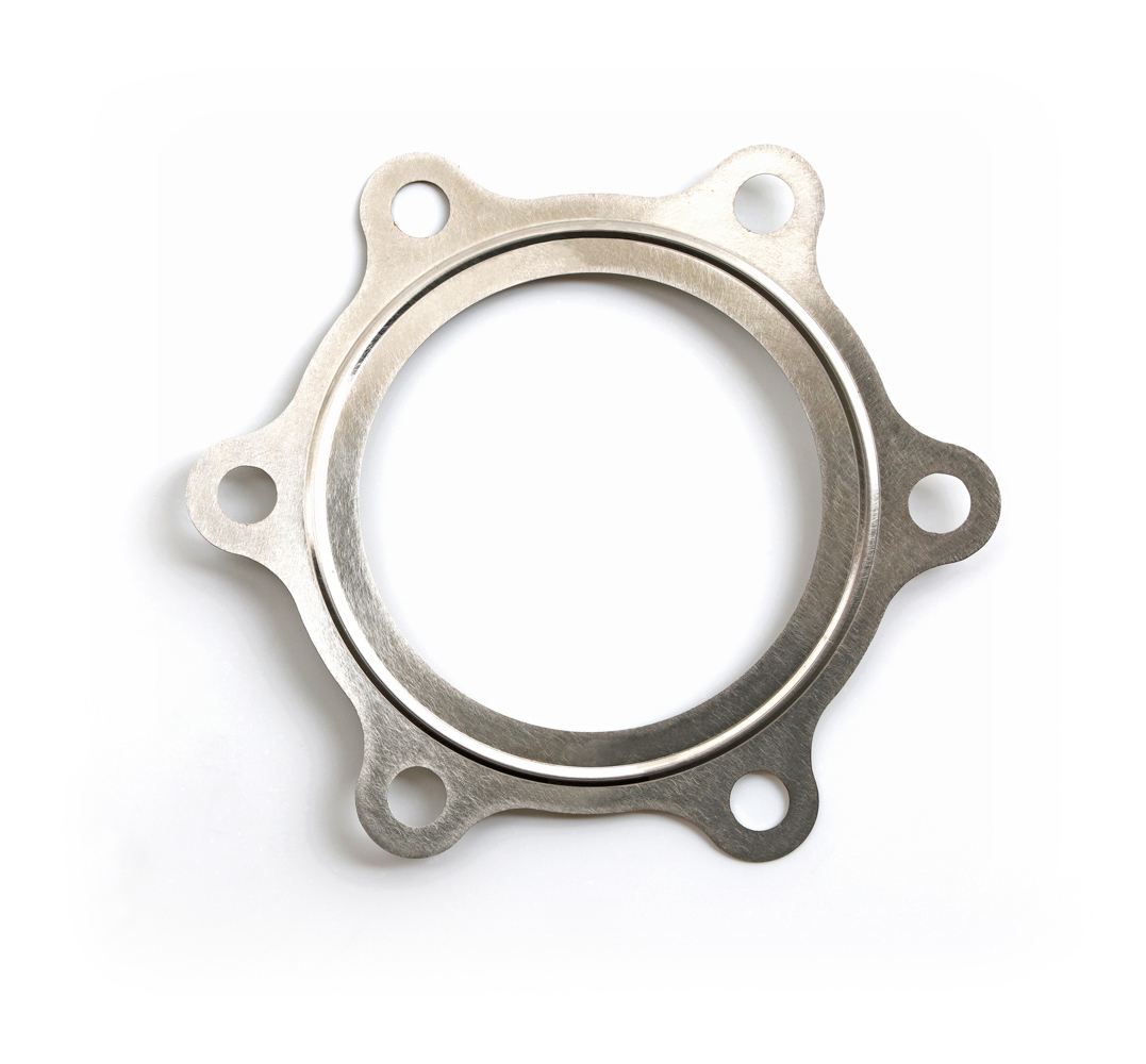 Cometic Gaskets C15594 Turbo Flange Gasket, Discharge, 0.016 in Thick, 6-Bolt, Stainless, GT32 Turbo, Each
