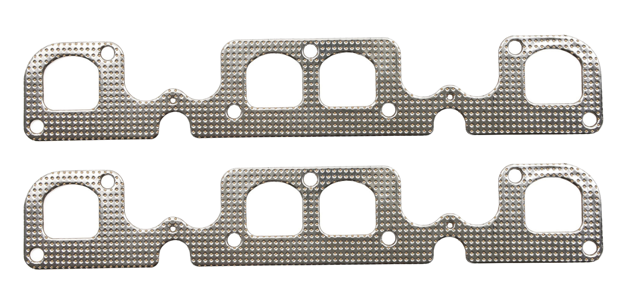 Cometic Gaskets C15603-064 - Exhaust Header/Manifold Gaskets, 1.780 x 1.700 in D Port, Aluminum, Small Block Chevy, Pair