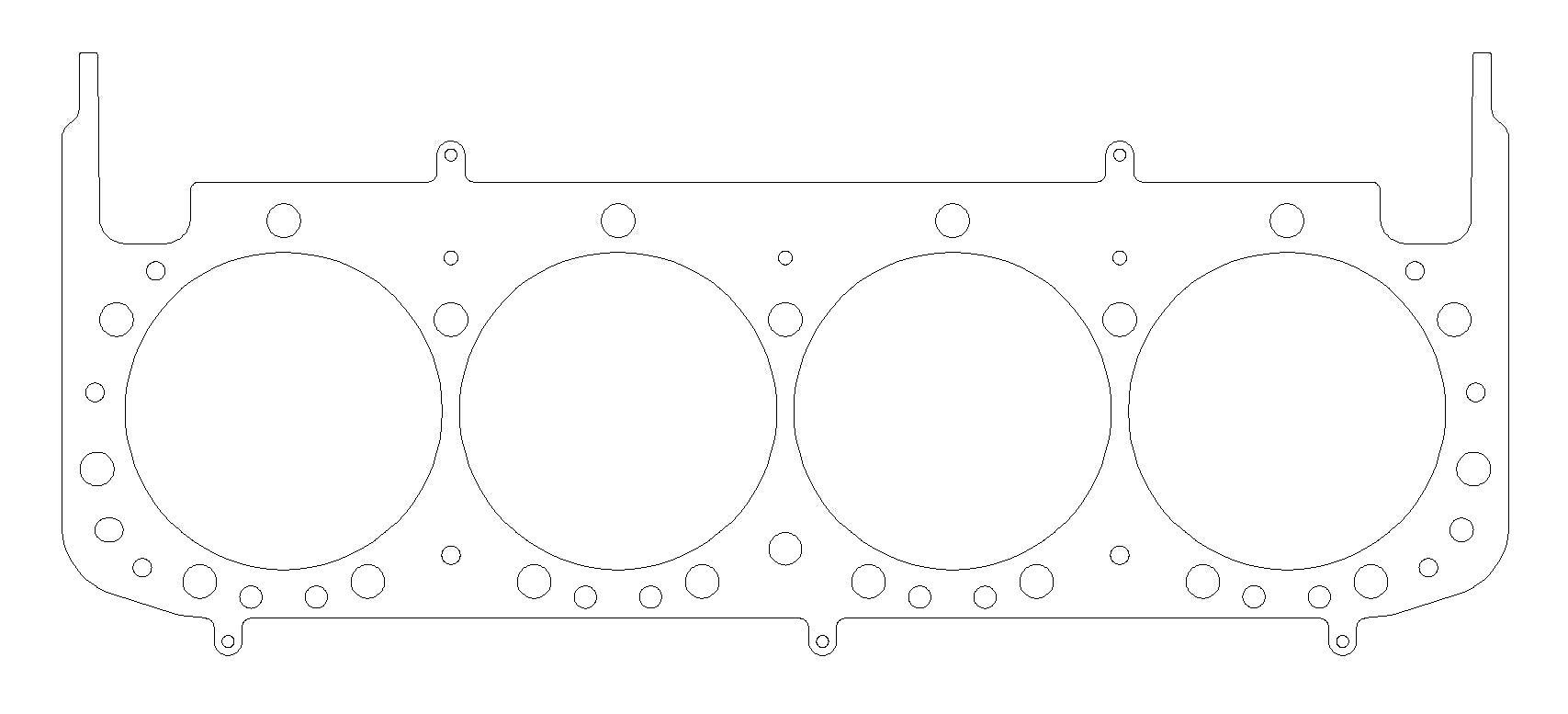4.270 MLS Head Gasket SBC w/4.5in Bore Centers