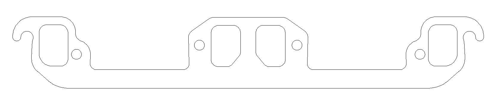 Exhaust Manifold Gasket Set Dodge 5.2l/5.9L Mag.