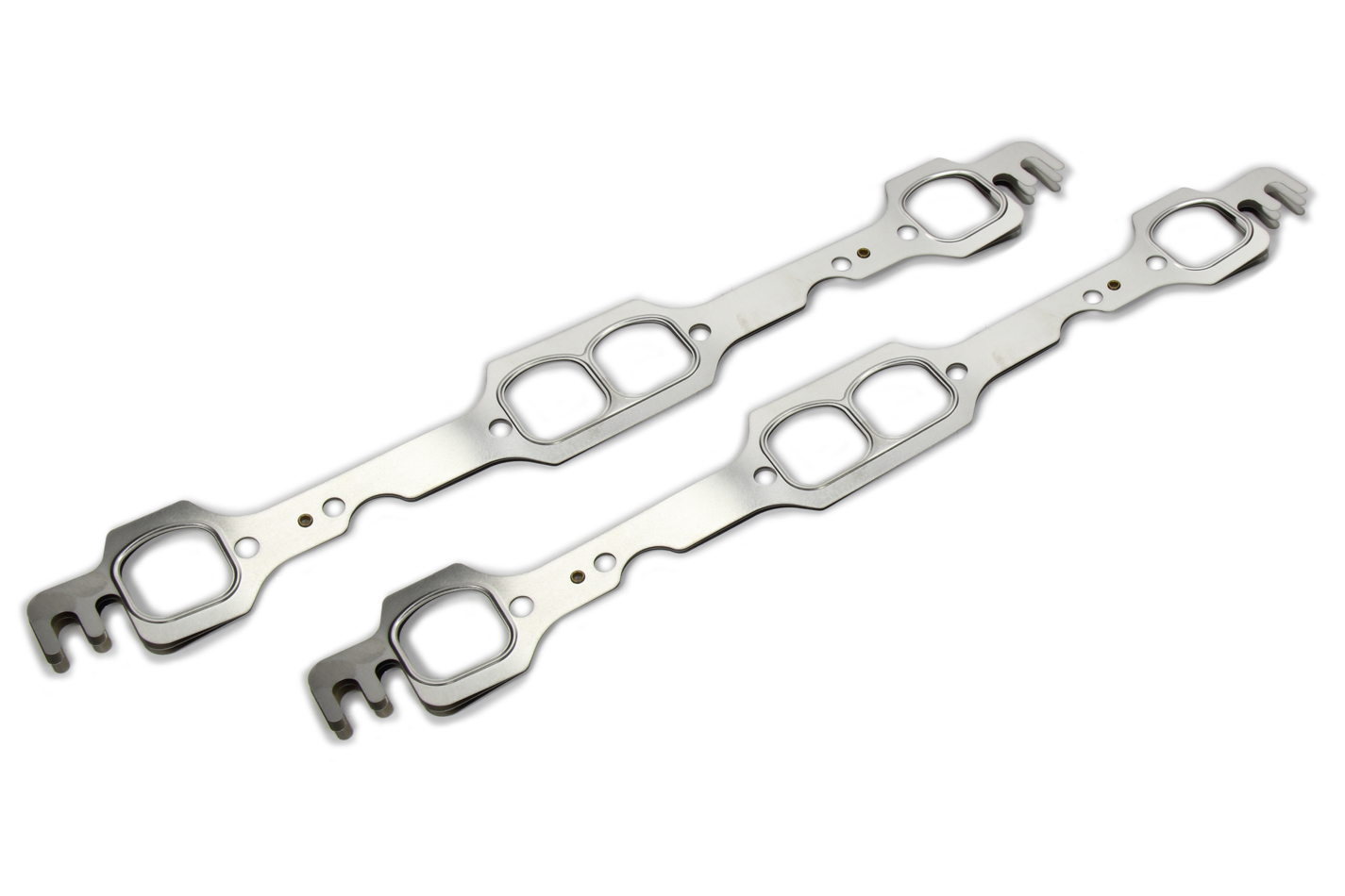 Cometic Gaskets C5895-030 - Exhaust Manifold / Header Gasket, 1.520 x 1.510 in D Port, Multi-Layer Steel, Small Block Chevy, Pair