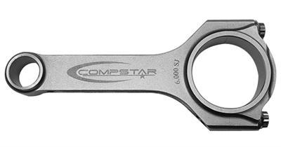 Callies CSA5850CS2A2AH Connecting Rod, Compstar, H Beam, 5.850 in Long, Bushed, 7/16 in Cap Screws, ARP2000, Small Block Chevy, Set of 8