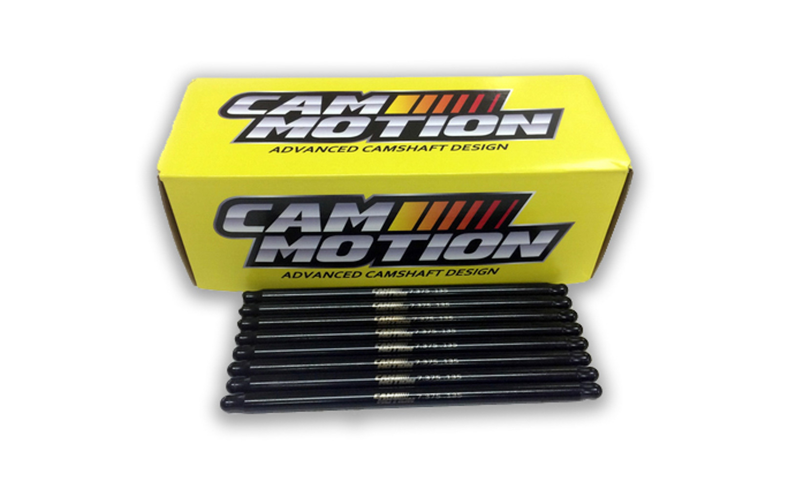 Cam Motion PS174001204 Pushrod, 7.400 in Long, 5/16 in Diameter, 0.080 in Thick Wall, Chromoly, GM LS-Series, Set of 16