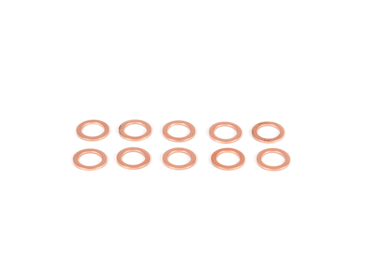 Canton 22-420 Crush Washer, 1/2 in ID, Copper, Set of 10